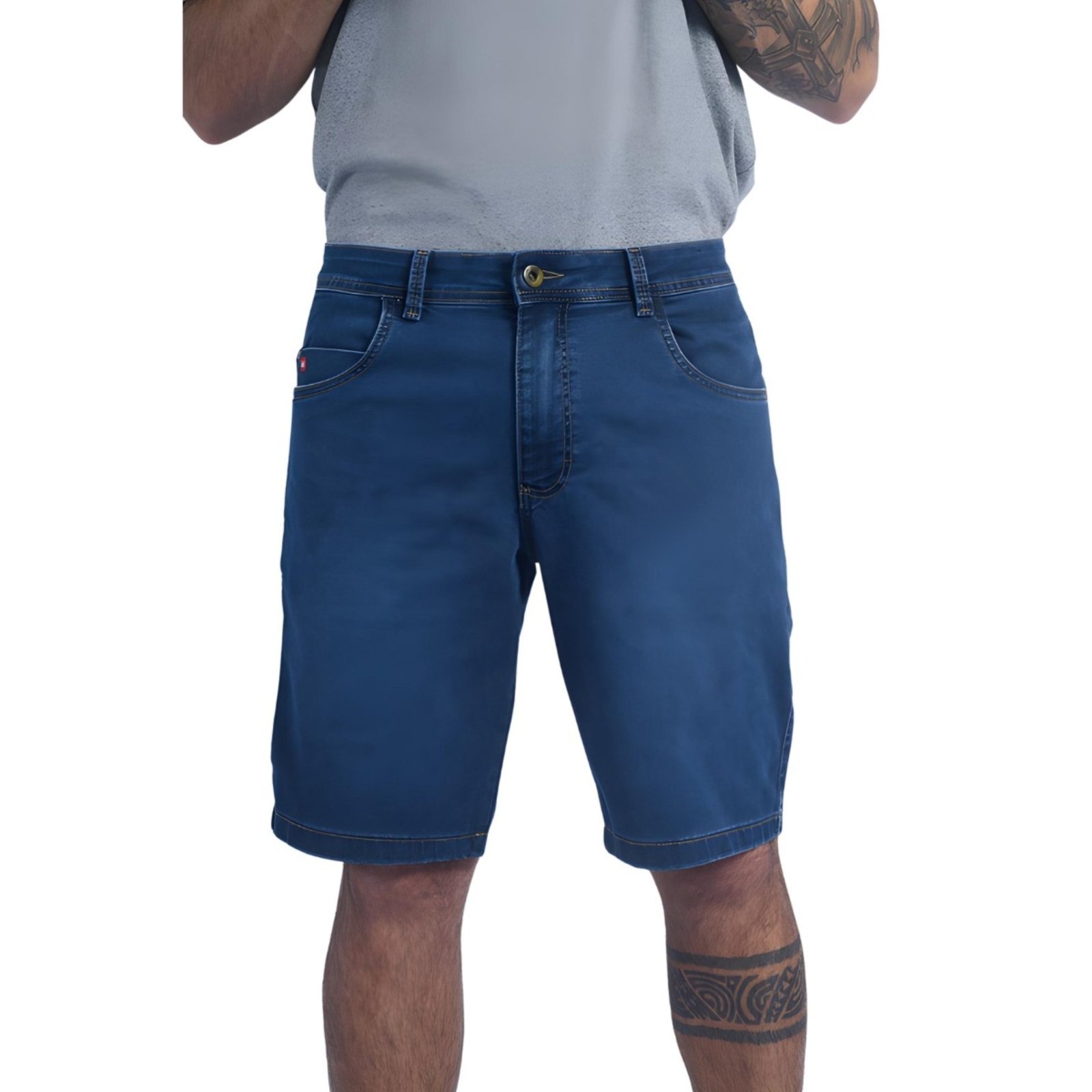 Imagem principal Bermuda Masculina Escuro Oceano jeans