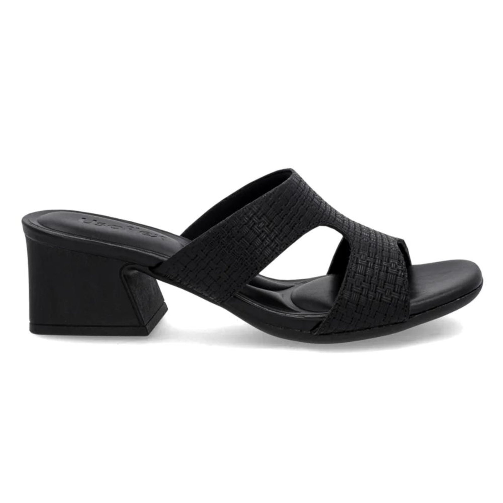 Imagem principal Tamanco Usaflex Feminino Salto Geométrico Couro Casual AM22001 Usaflex caramelo