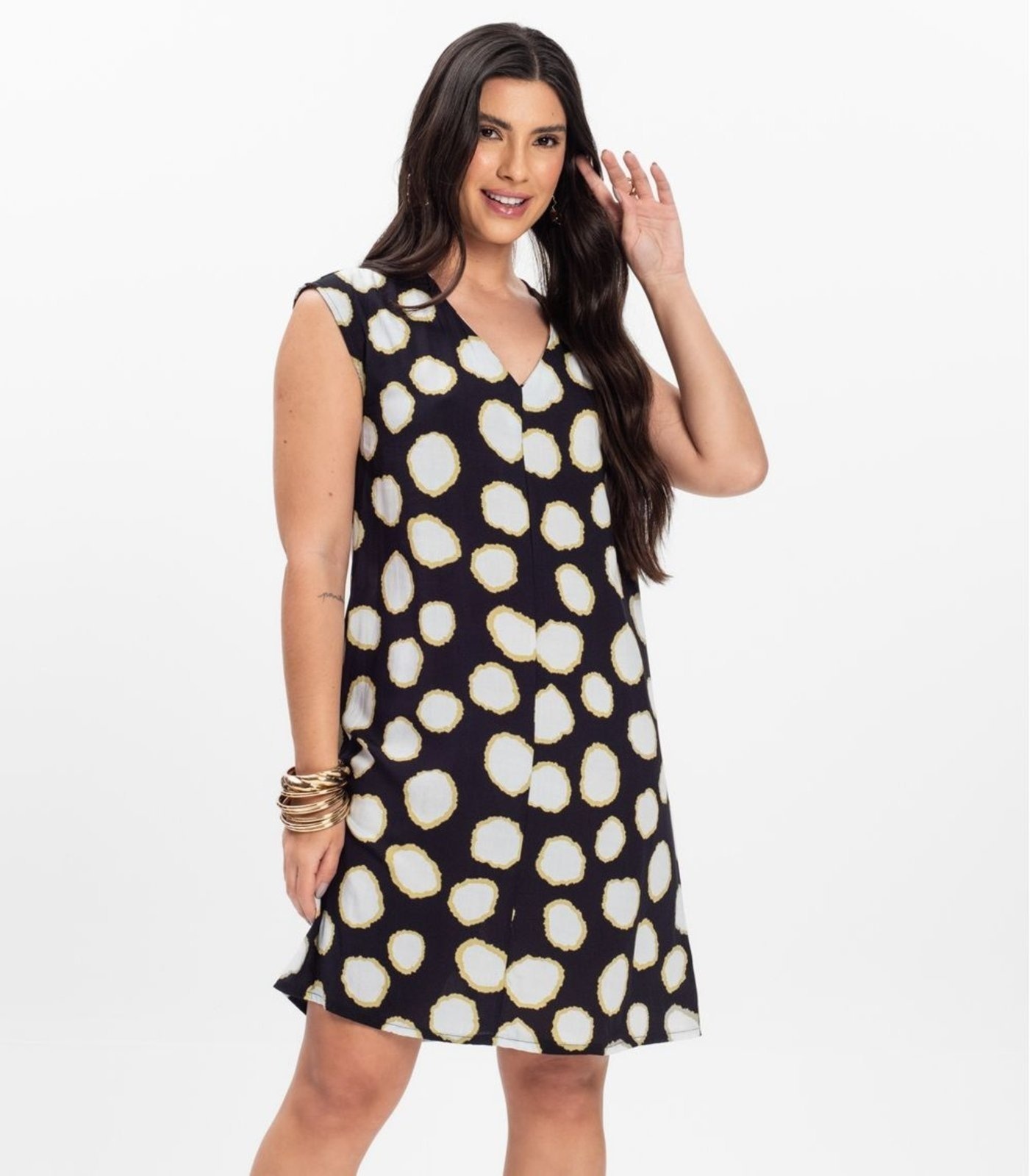 Imagem principal Vestido Feminino em Tecido Infinita Cor Select preto