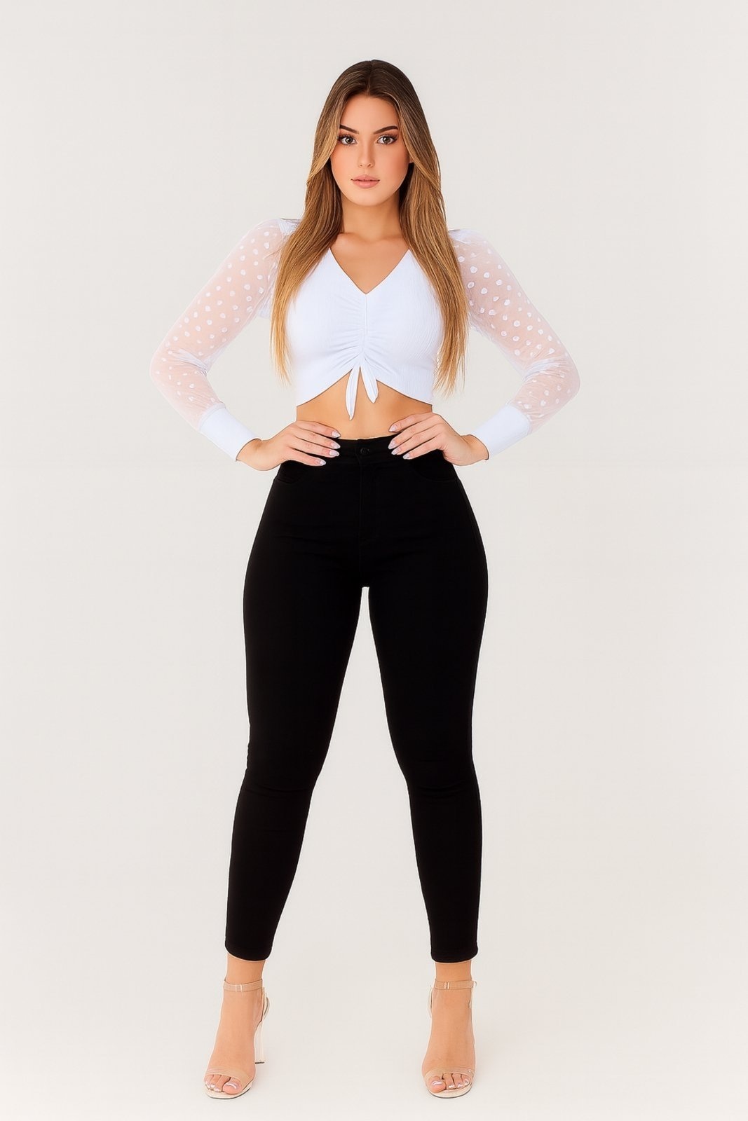 Imagem principal Calça Feminina D Bell Outlet Fashion Skinny Preta D BELL OUTLET FASHION jeans/preto