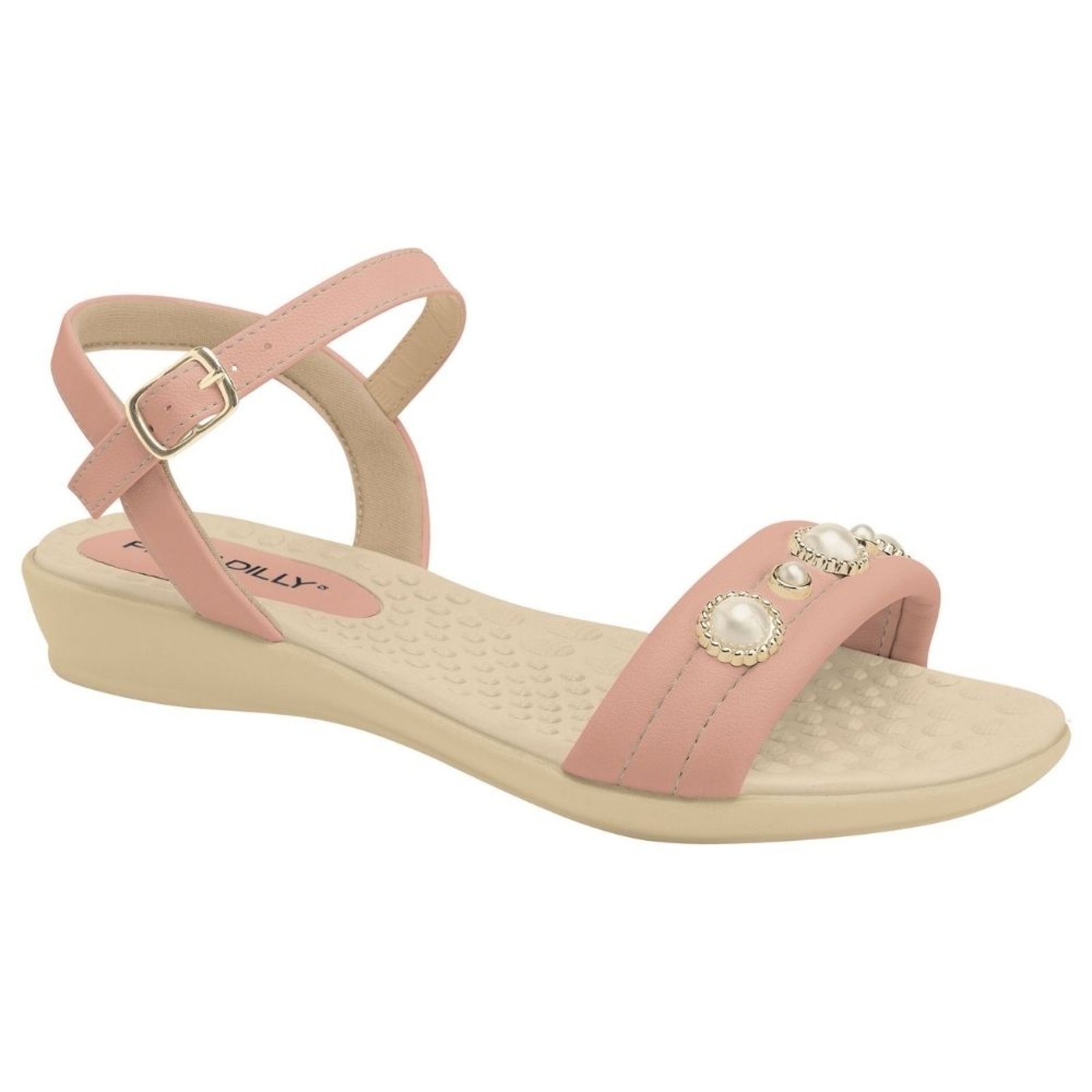 Imagem principal Sandália Feminina Anabela Iogurte Piccadilly 50 Piccadilly rosa