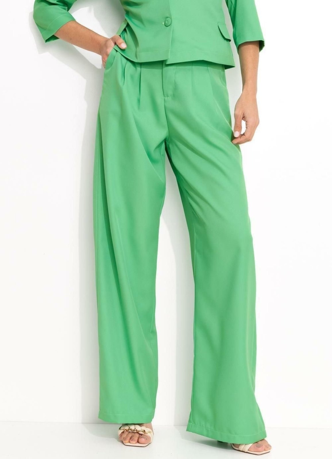 Imagem principal Calça Claro Em Alfaiataria Quintess verde