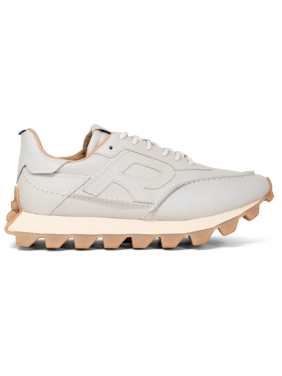 Imagem principal Tênis Masculino Reserva RSV Go Yankee Kick Couro Confortável Marfim Claro RESERVA GO cinza