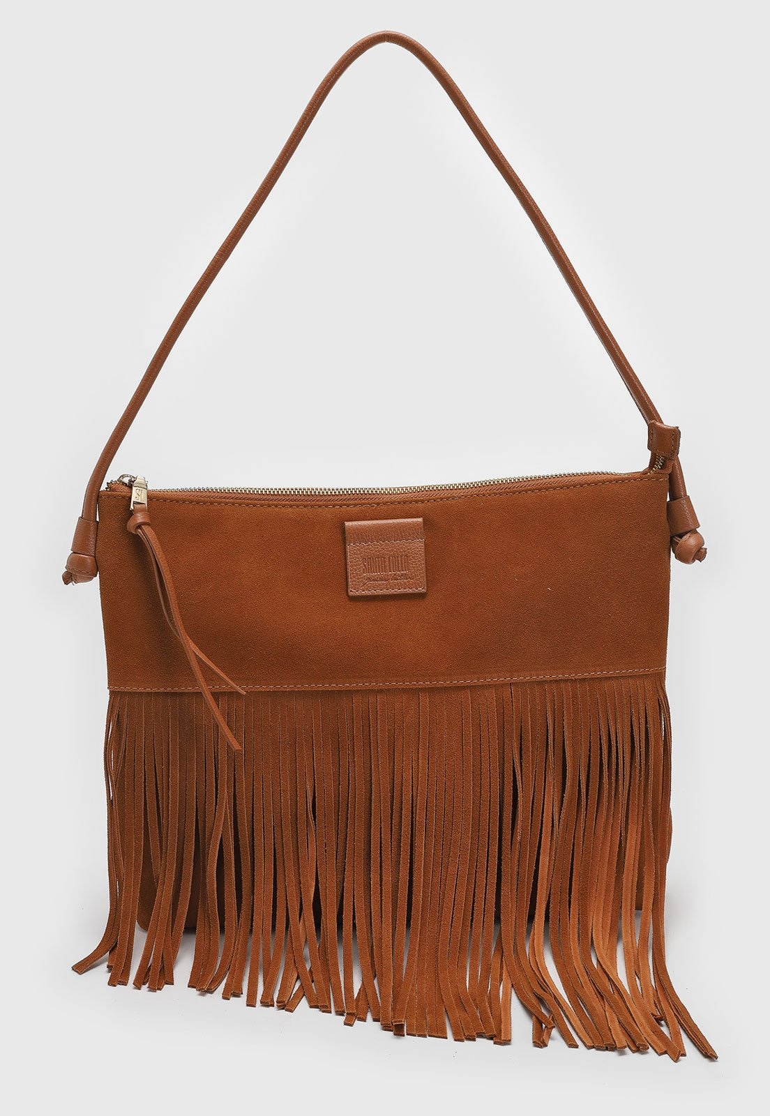 Imagem principal Bolsa Média Feminina Santa Lolla Franjas Caramelo Santa Lolla marrom