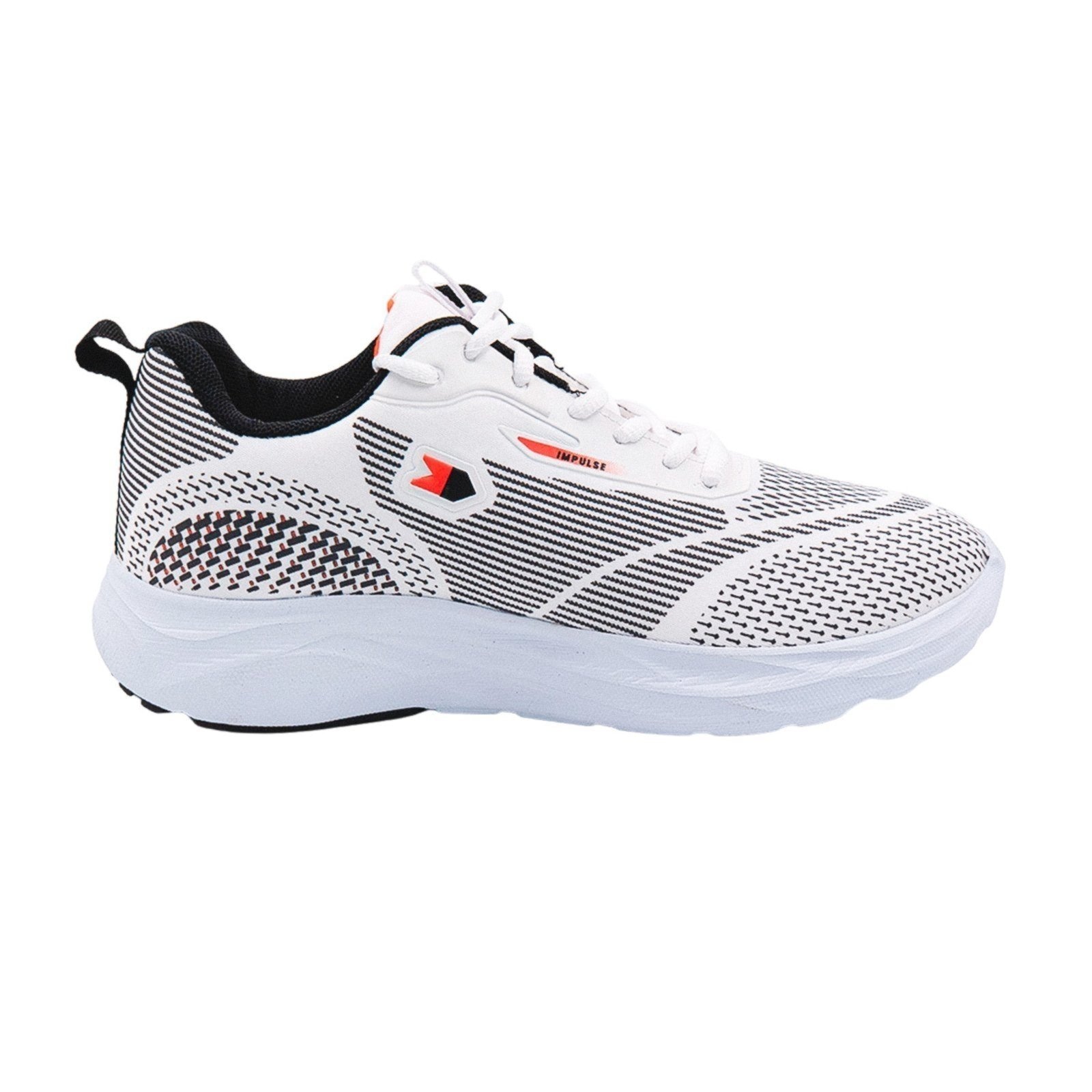 Imagem principal Tênis Sandrini Impulse Academia Eva Esporte Leve Caminhada Sandrini branco/preto/vermelho