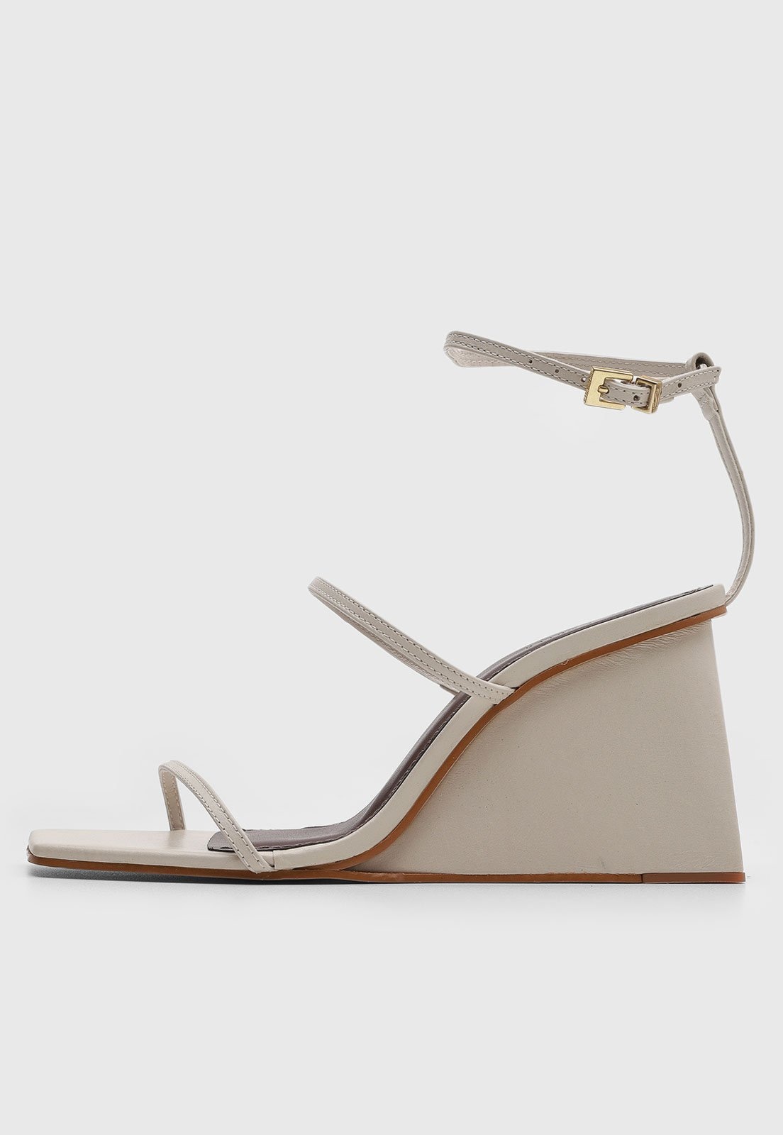 Imagem principal Sandália Feminina Santa Lolla Salto Anabela Off-White Santa Lolla off-white white