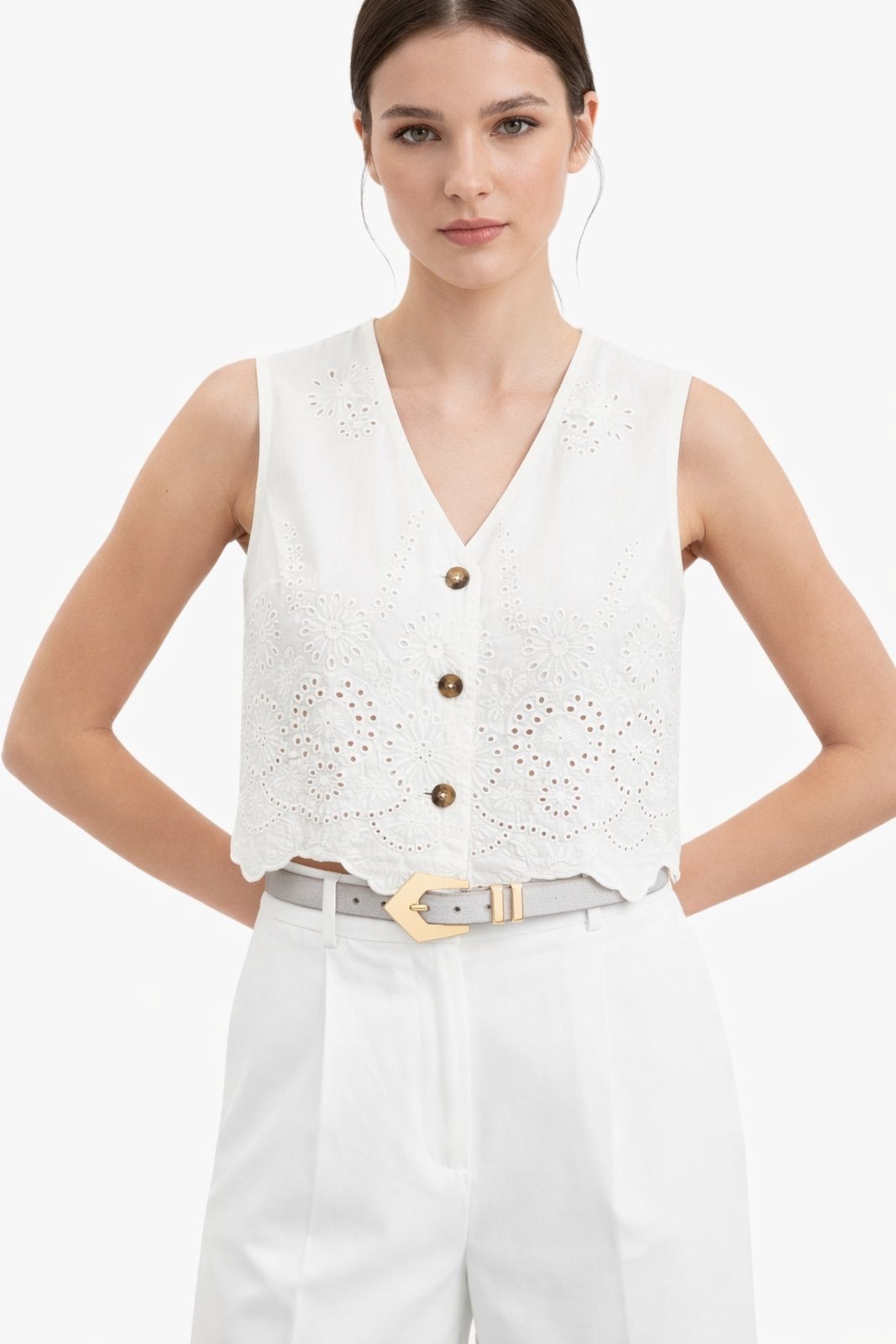 Imagem principal Cinto Fivela Geométrica D Bell Outelet Fashion Gelo D BELL OUTLET FASHION azul