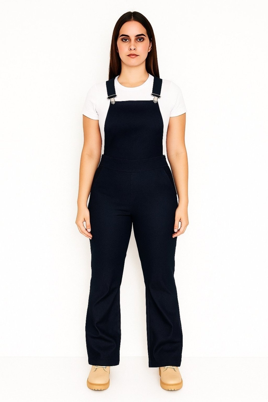 Imagem principal Macacão com elastano e Bolso-Faca super confortável Summer Body azul/azul marinho/jeans