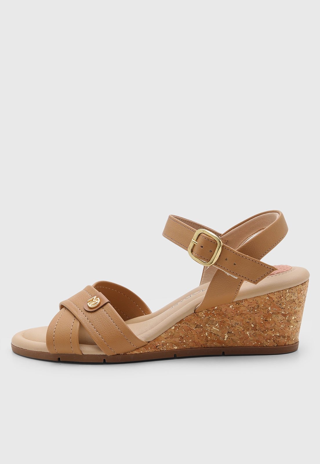 Imagem principal Sandália Feminina Modare Anabela MODARE caramelo