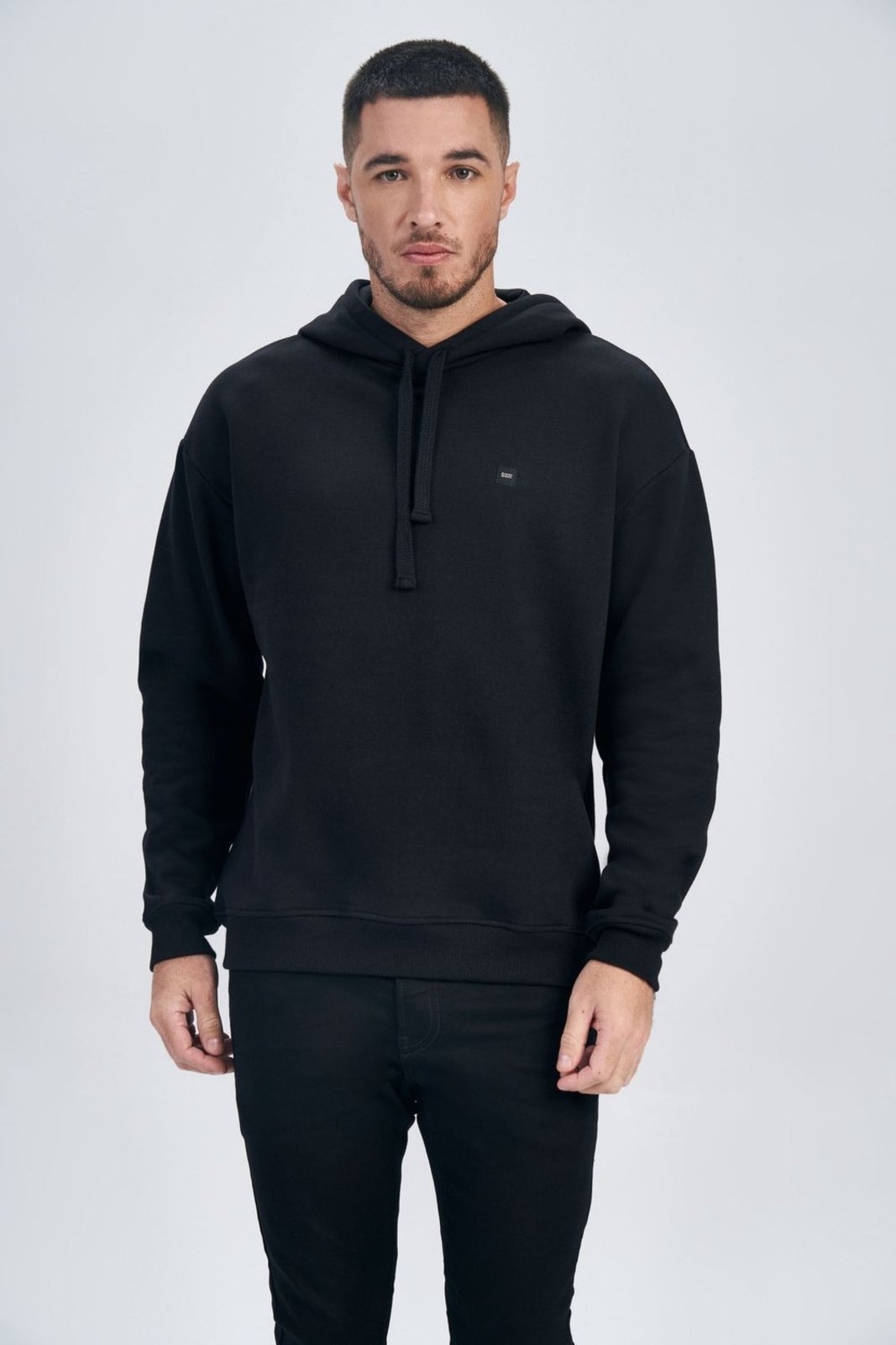 Imagem principal Blusão Moletom com Capuz Masculino Acostamento ACOSTAMENTO MASCULINO preto