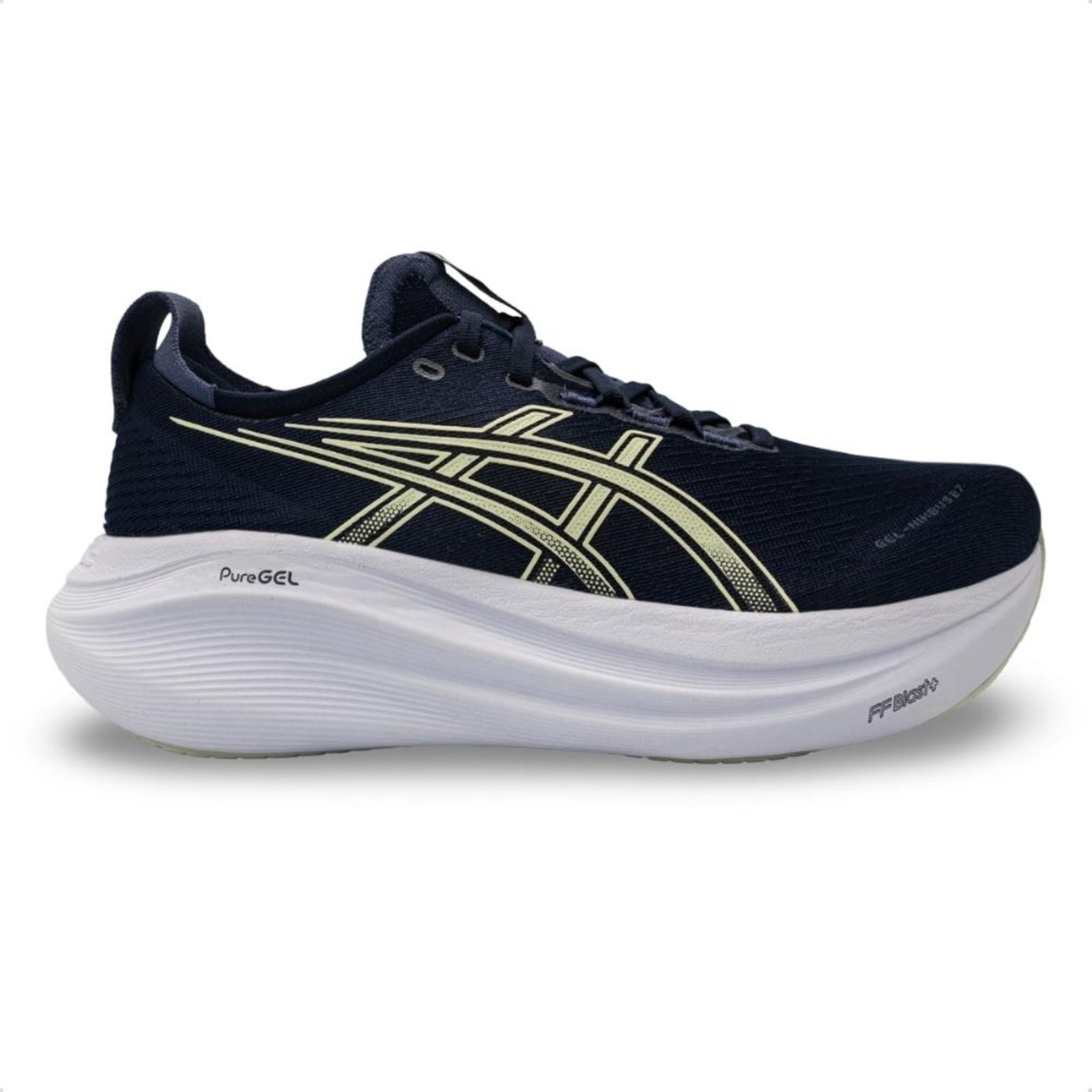Imagem principal Tênis Asics Masculino Gel-Nimbus 27 Corrida ASICS azul marinho