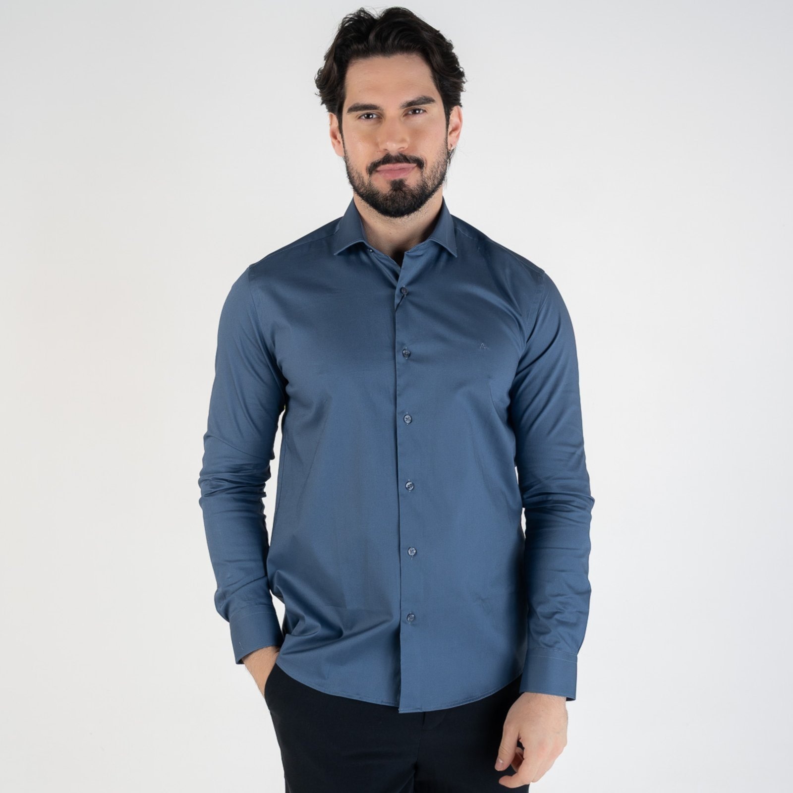 Imagem principal Camisa Aramis Custom Slim Fit Navy Aramis azul