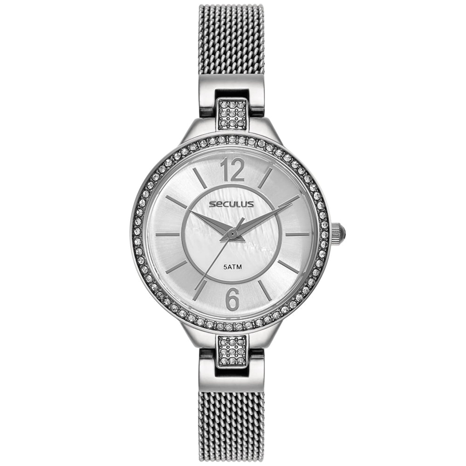 Imagem principal Relógio Feminino Seculus Analógico Minimalista Seculus prata