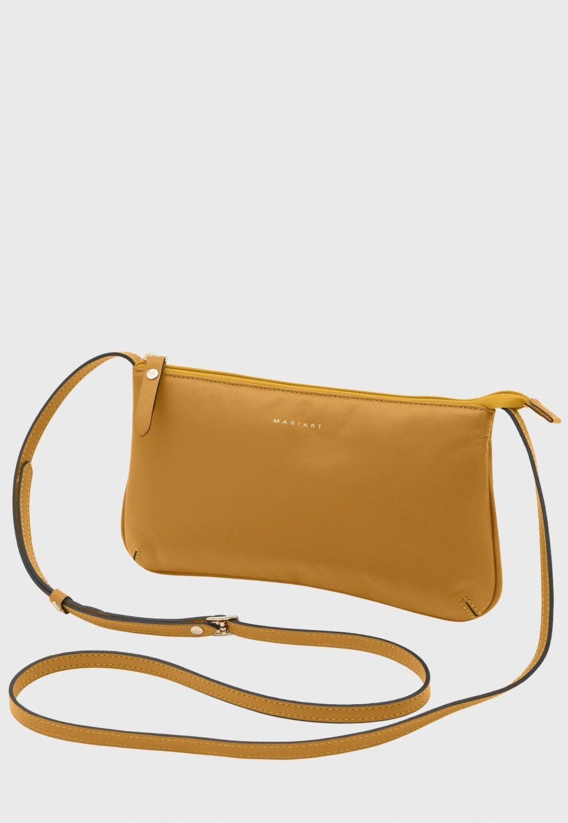 Imagem principal Bolsa Transversal de Couro Mariart Canelinha Nanica Mariart amarelo