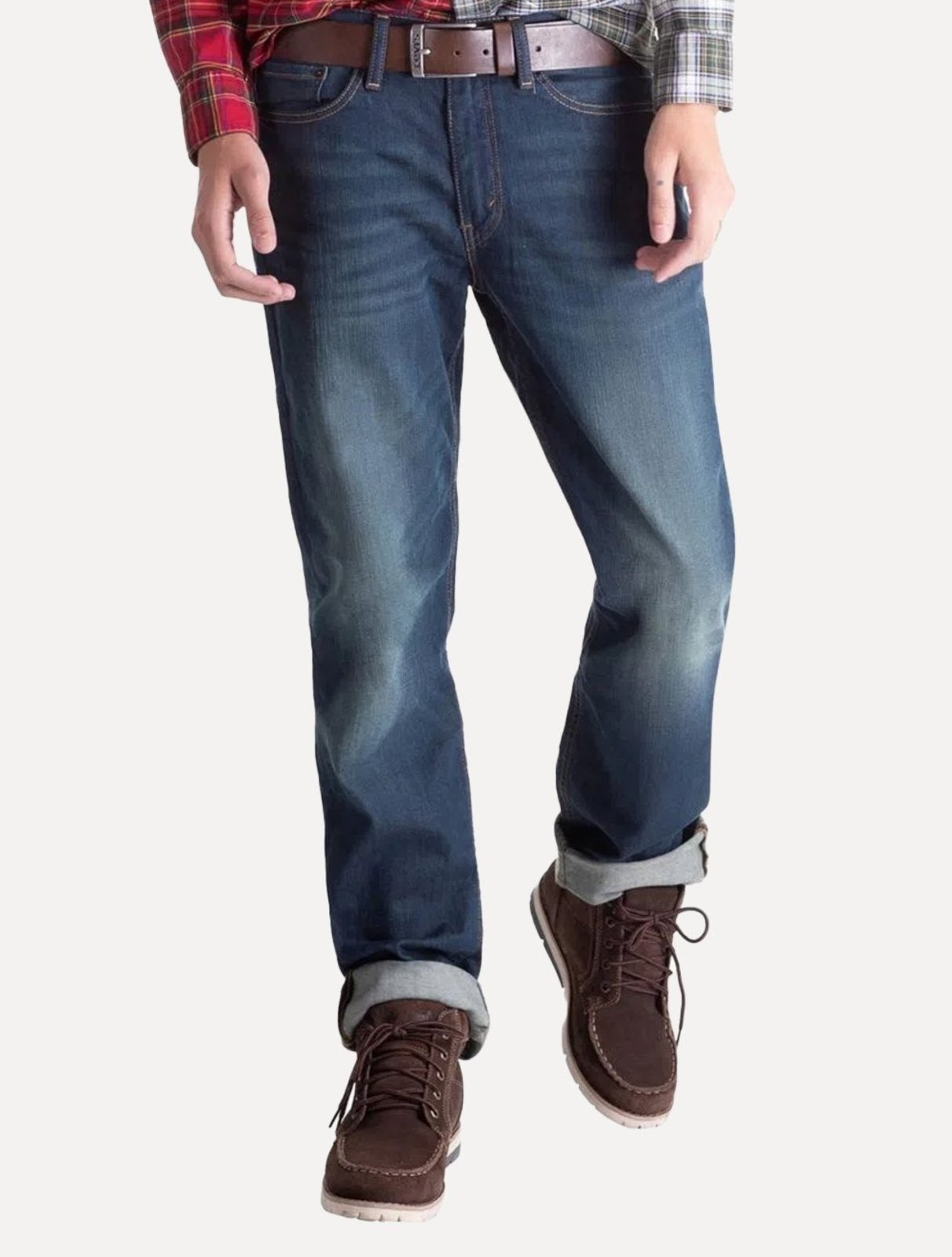 Imagem principal Calça Levis Jeans Masculina 514 Straight Stretch Midnight Greenish Médio Levis azul