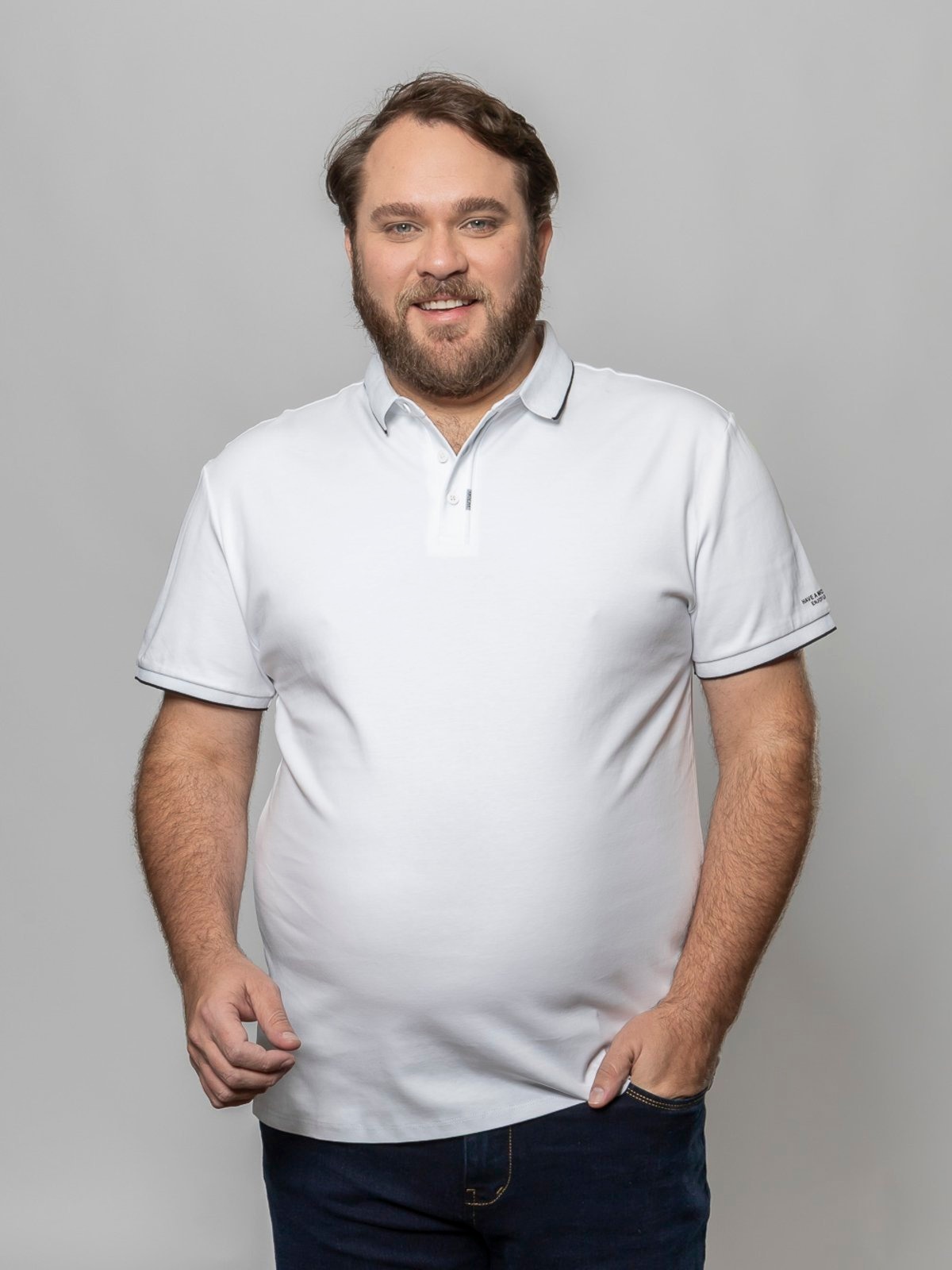 Imagem principal Camisa Masculina Polo Over Size Crocker - 50695 Crocker branco