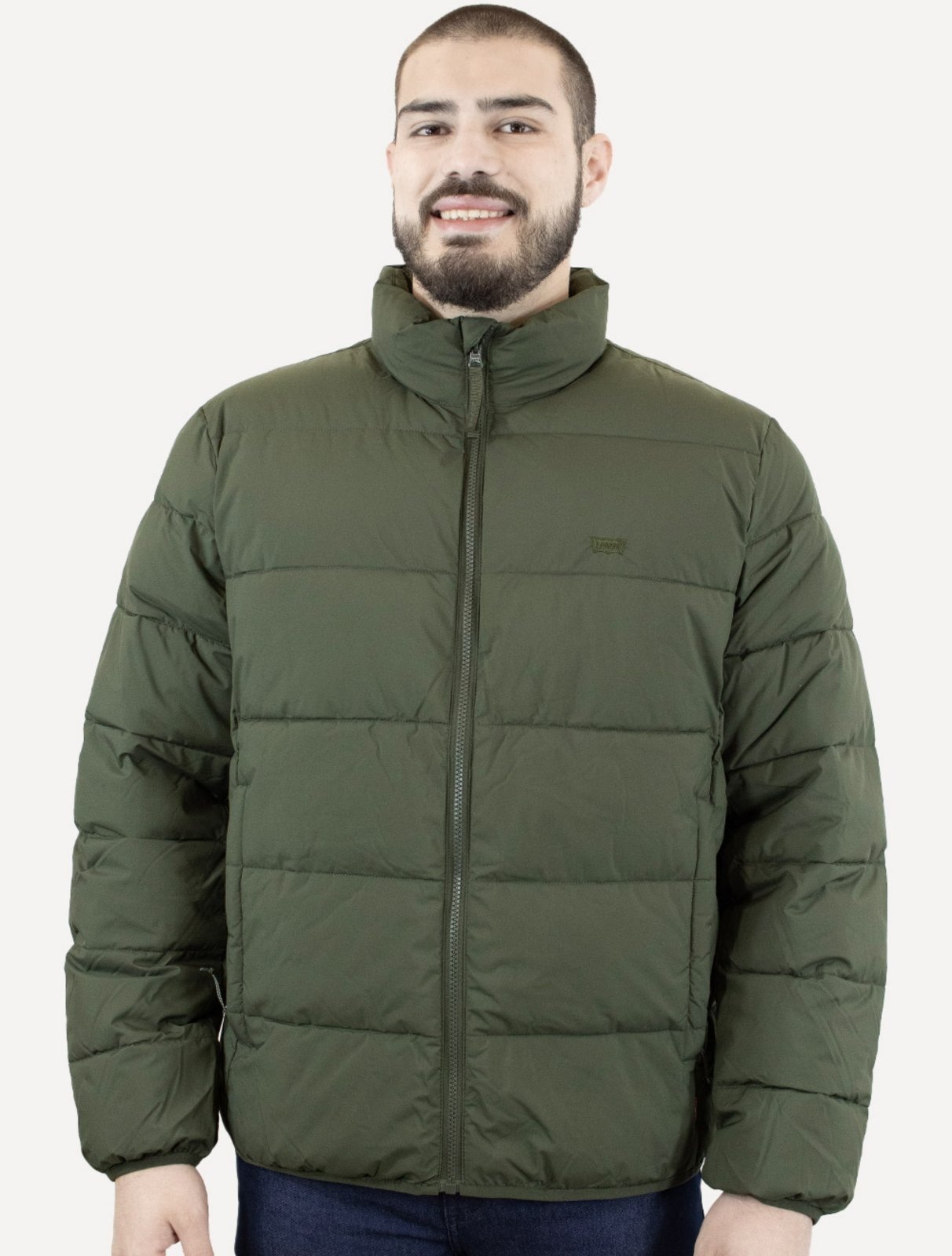 Imagem principal Jaqueta Levis Masculina Puffer Packable Quilted Escuro Levis verde