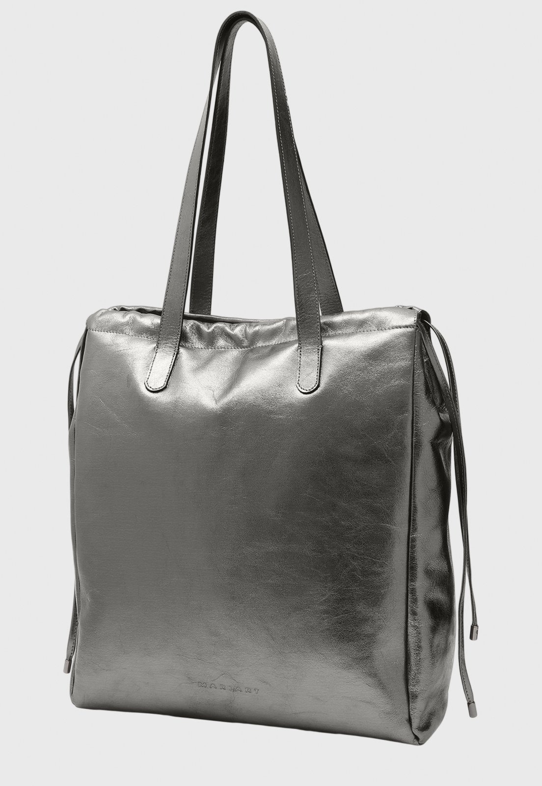 Imagem principal Bolsa Tote Couro Mariart Maxi Rosa Carbono Mariart grafite rosa