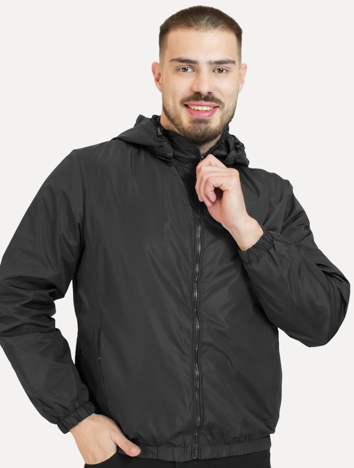 Imagem principal Jaqueta Dixen Masculina Corta-Vento Nylon Preta Dixen preto