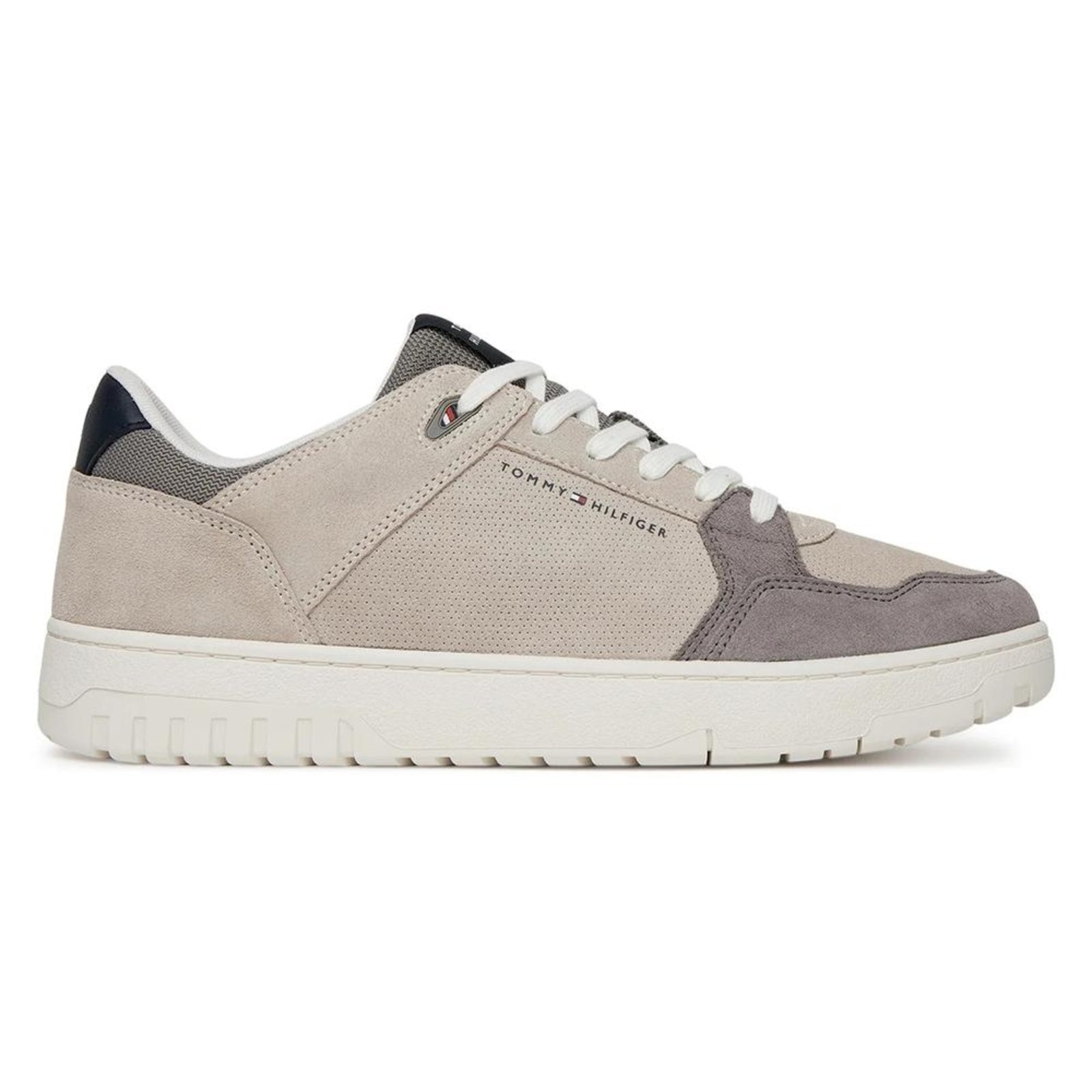 Imagem principal Tênis Tommy Hilfiger TH Basket Core Lite Suede Grey Whisper Tommy Hilfiger cinza grey