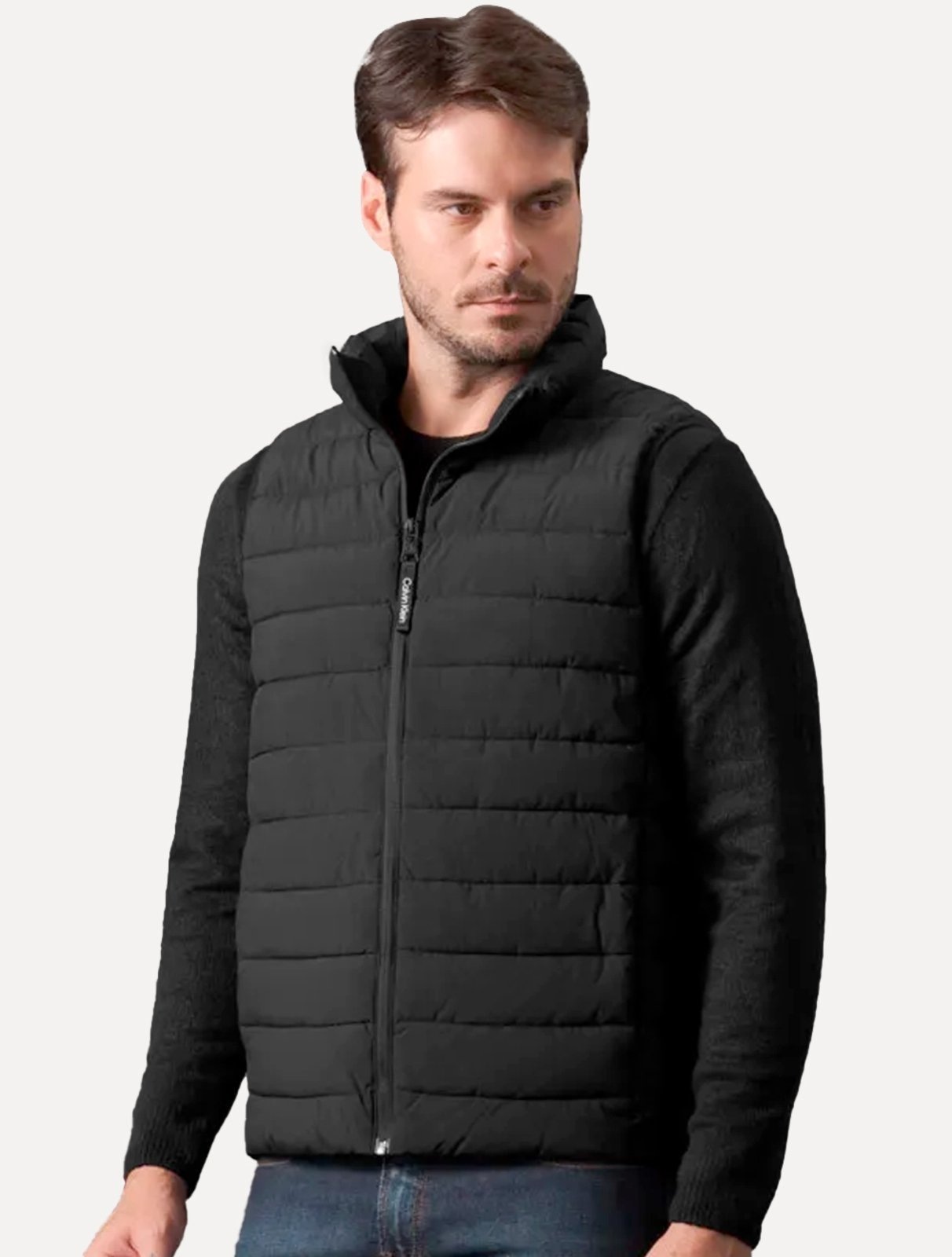 Imagem principal Colete Calvin Klein Jeans Masculino Logo Peito Fosco Calvin Klein preto