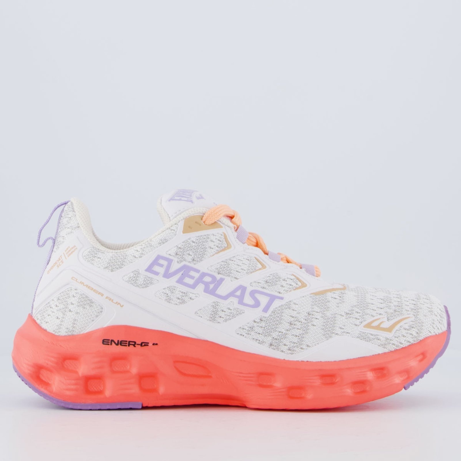 Imagem principal Tênis Everlast Climber Run Feminino Branco e Rosa Everlast branco rosa