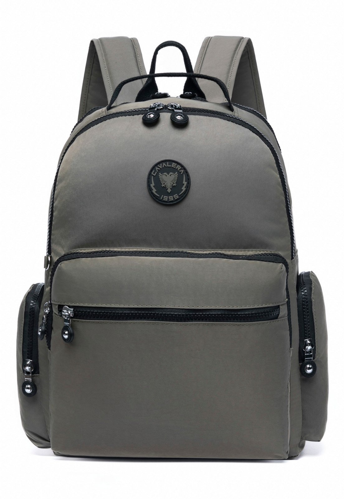 Imagem principal Mochila Bolsa Feminina Cavalera Trabalho Resistente Escolar Reforçada Cavalera cinza