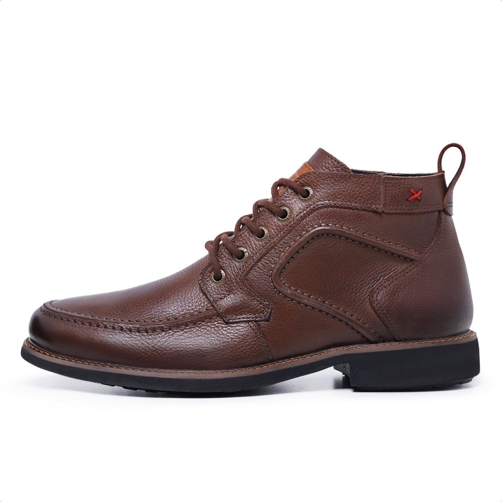 Imagem principal BOTA COTURNO DE COURO MASCULINO, MODELO FLOTER 8100 PROMOÇÁO LIMITADA! Mister Couros café