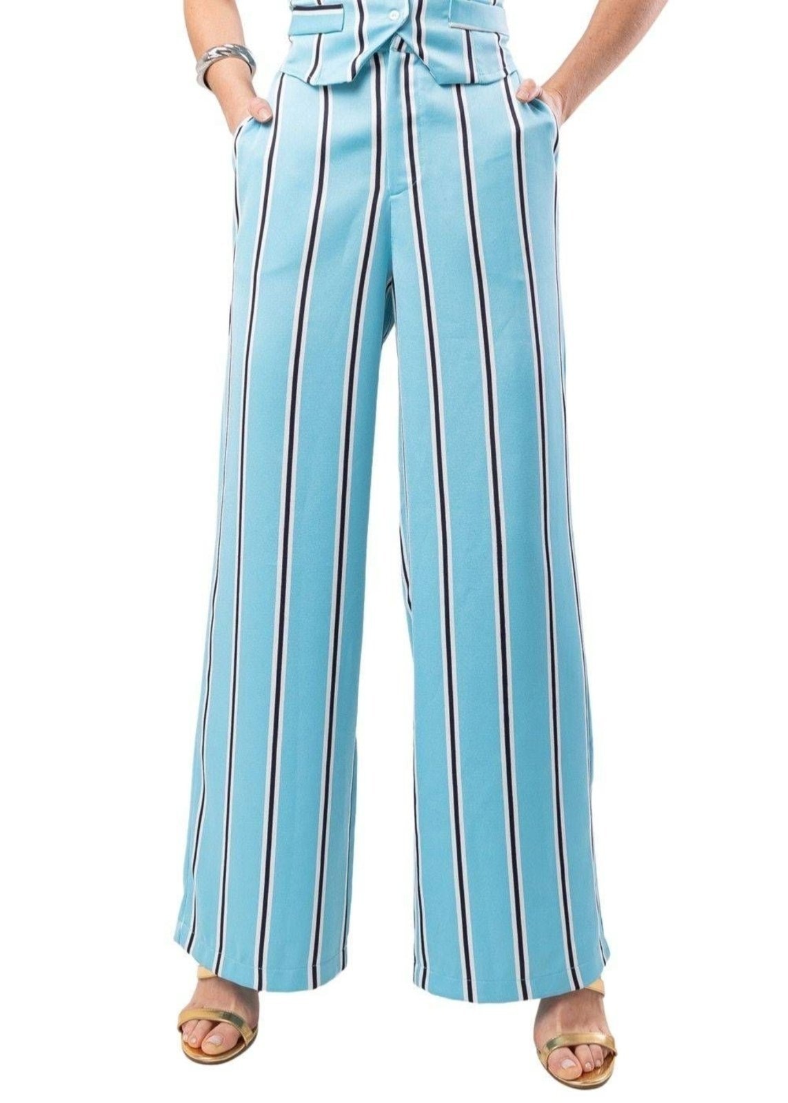 Imagem principal Calça sawary Wide Linear - 279710 Sawary azul