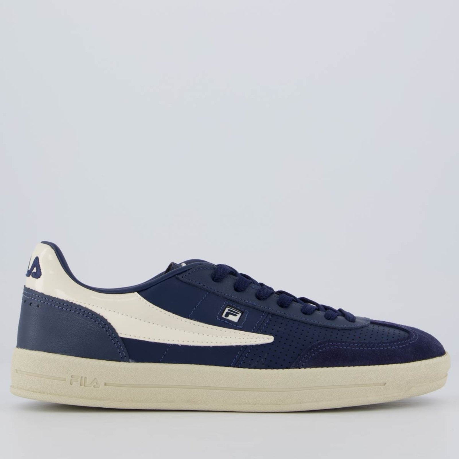 Imagem principal Tênis Fila FX Court 70 Vintage Marinho e Bege Fila azul