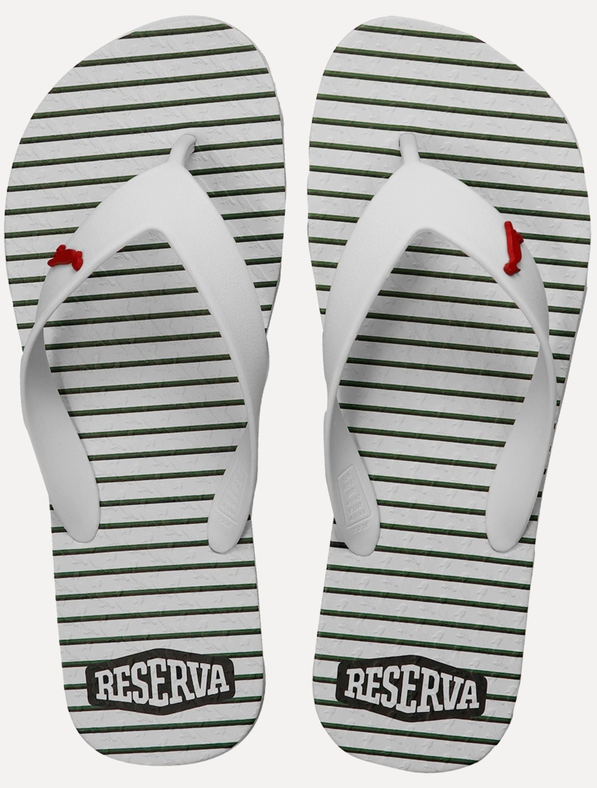 Imagem principal Chinelo Reserva Masculino Listrado Bandeira Reserva branco
