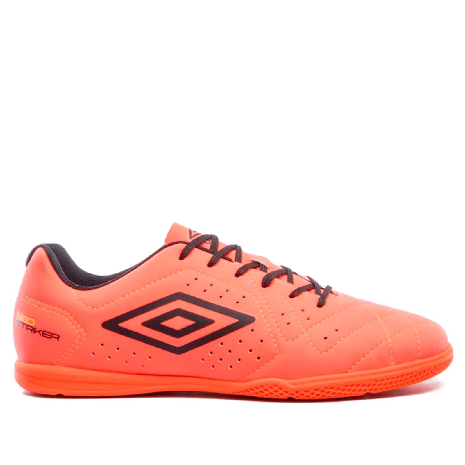 Imagem principal Chuteira Masculina Umbro Futsal Neo Striker Preto/Coral Umbro preto coral
