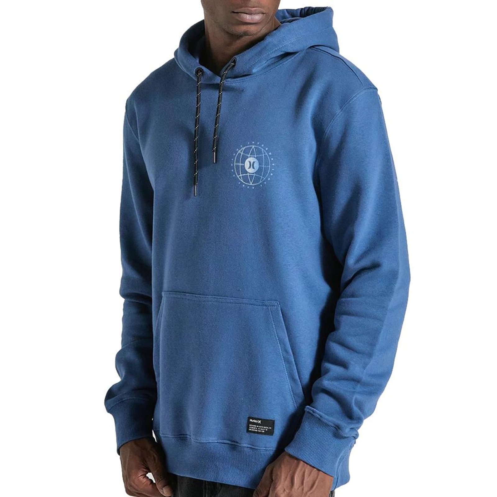 Imagem principal Moletom Hurley Canguru Level WT25 Masculino Marinho hurley azul marinho