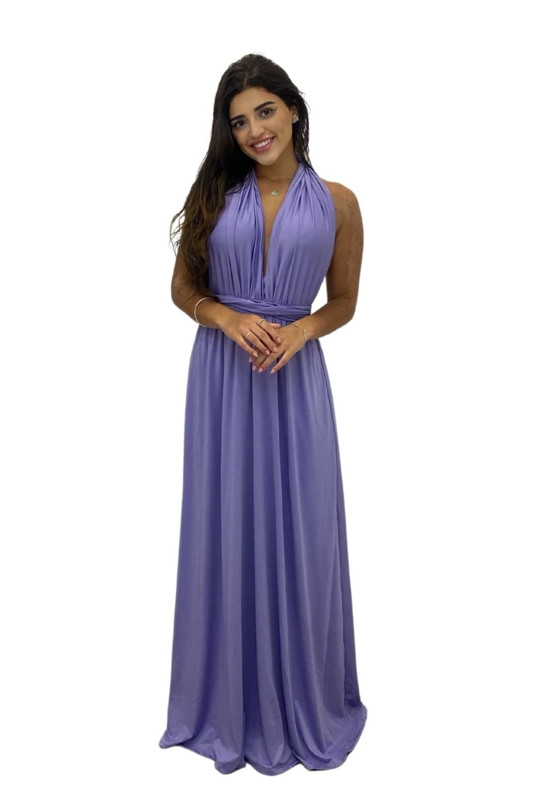 Imagem principal Vestido Madrinhas Casamento Multiformas Longo Cia do Vestido lilás/roxo