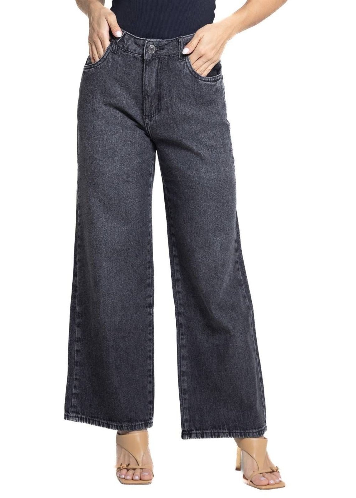 Imagem principal Calça Jeans Sawary Reta Petit - 281765 Sawary preto