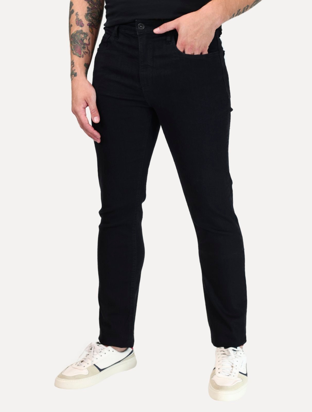 Imagem principal Calça Aramis Jeans Masculina Slim Black Kombat Preta Aramis preto black