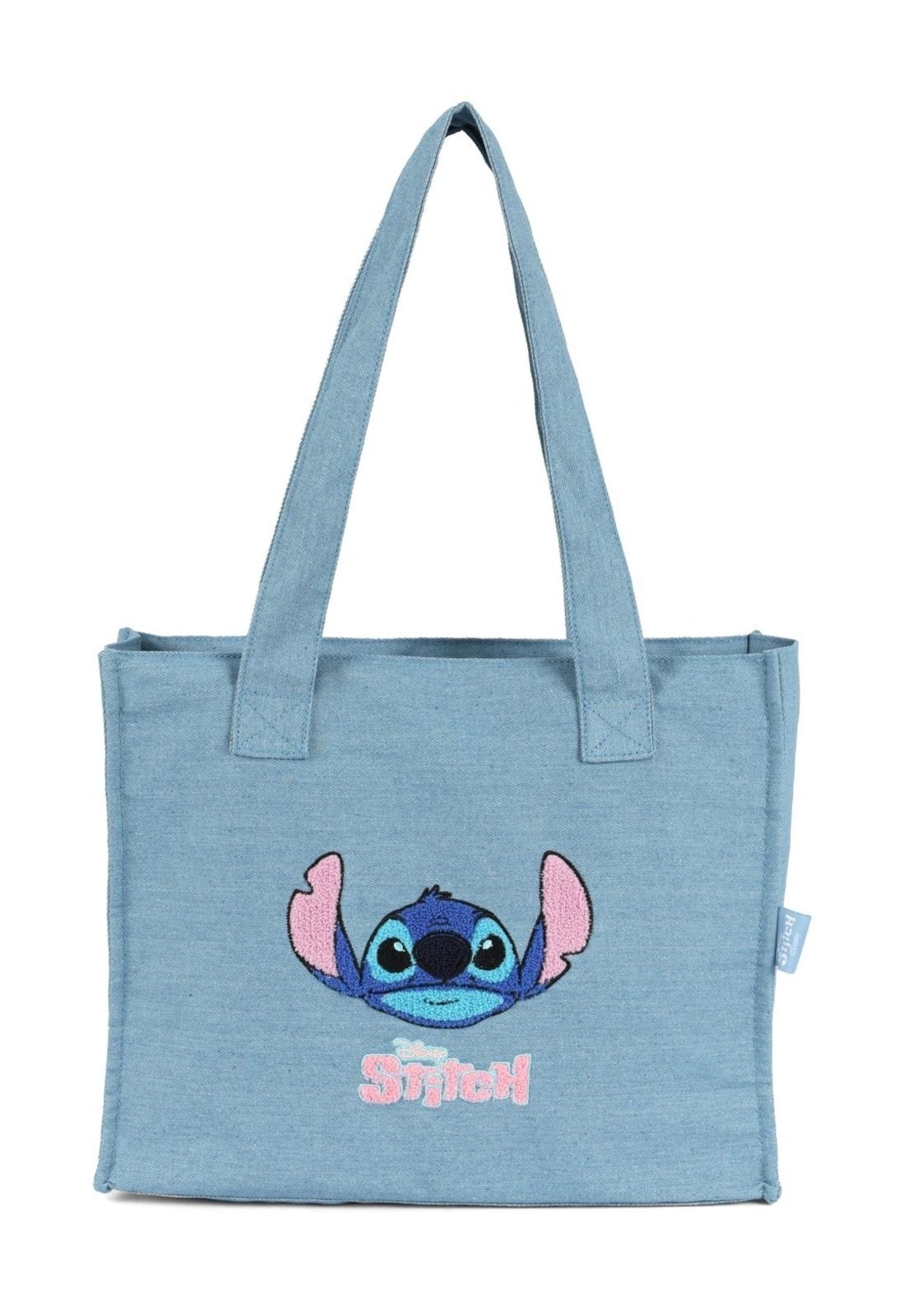 Imagem principal Infantil - Bolsa Shopper Pequena Jeans Stitch Disney Luxcel azul