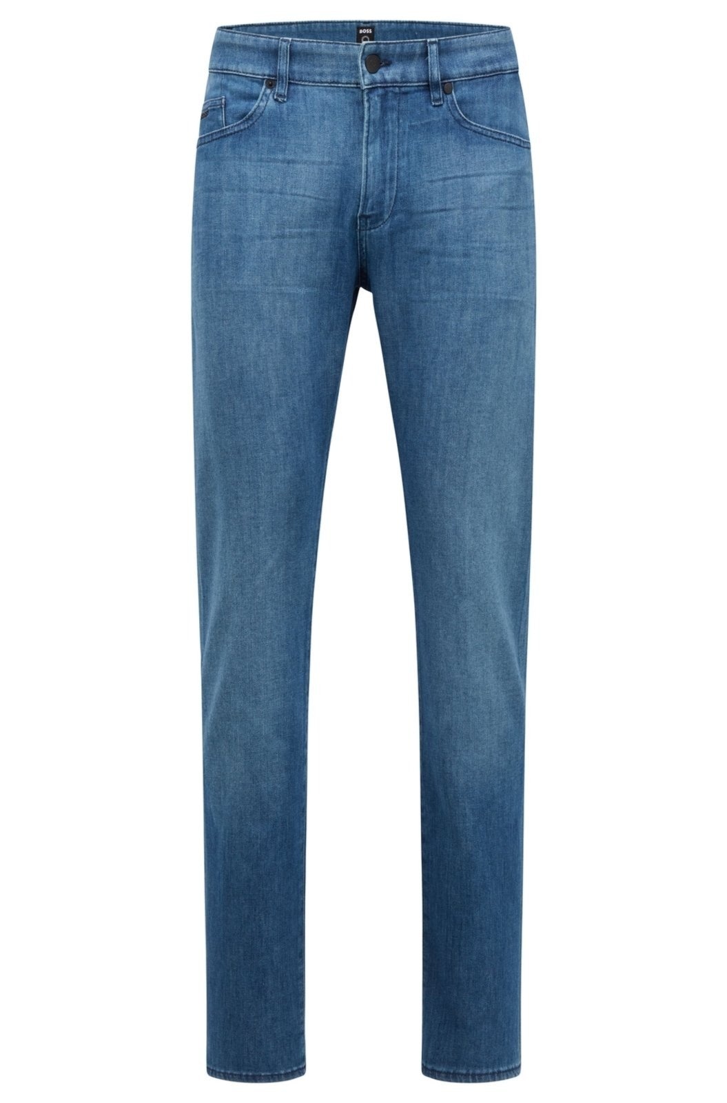 Imagem principal Calça Jeans Slim Fit Em Denim Italiano Superleve Boss azul denim