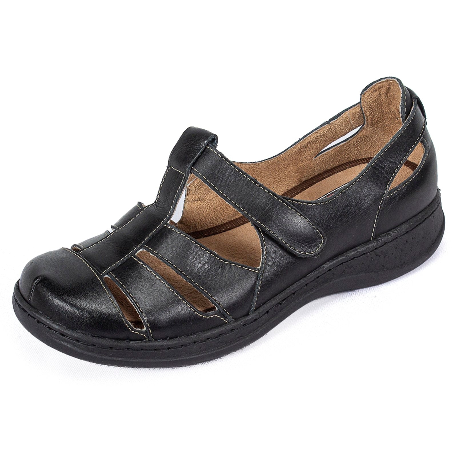 Imagem principal Sandália Baixa Conforto Serella Retrô Isa 7076 Serella preto