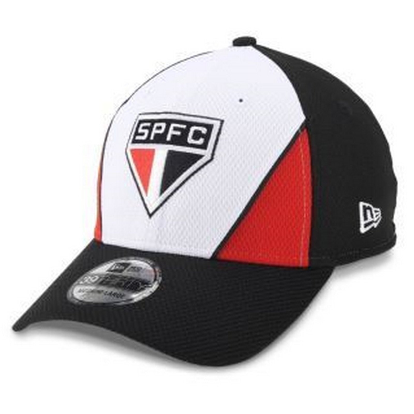 Imagem principal Boné New Era 39thirty São Paulo Preto new era branco