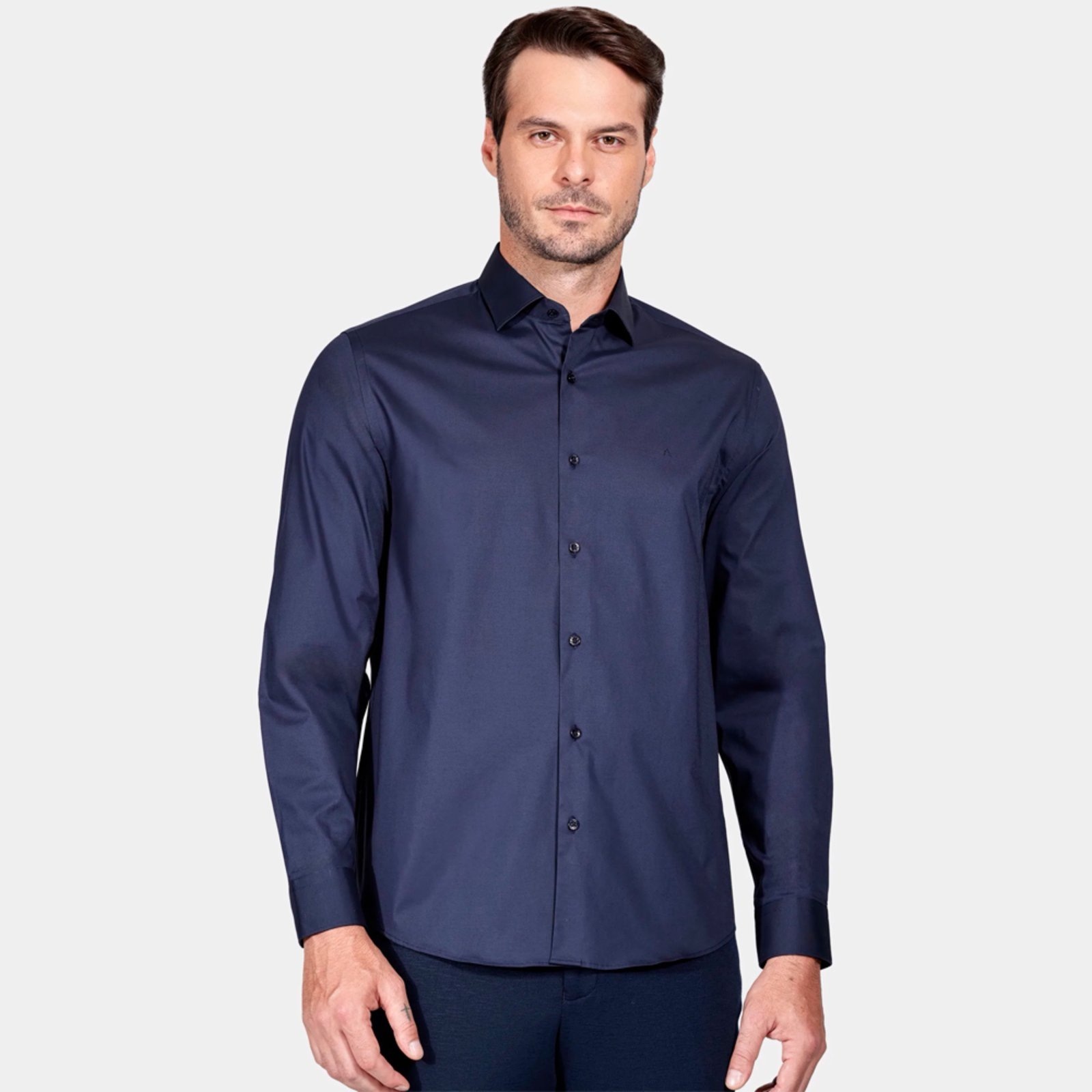 Imagem principal Camisa Aramis Reg Tricoline Stretch Pr26 Marinho Masculino Aramis azul marinho