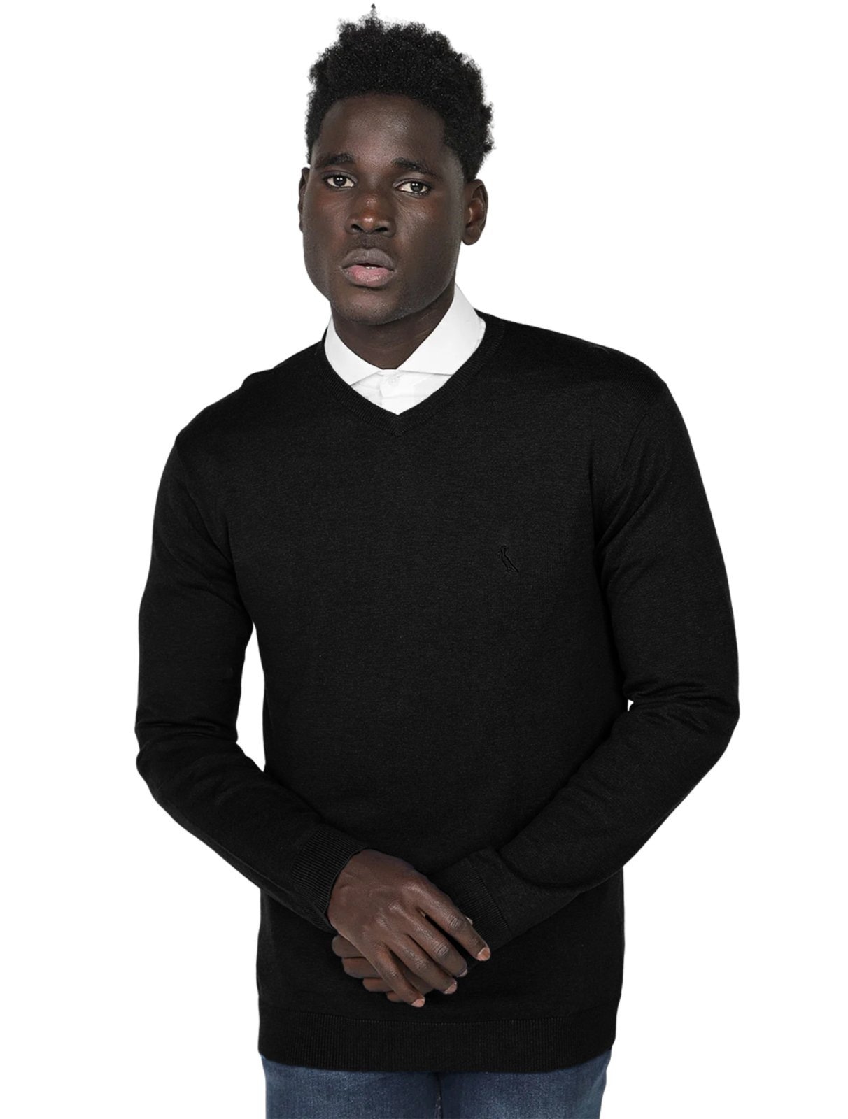 Imagem principal Suéter Reserva Masculino Tricot Basico Gola-V Reserva preto