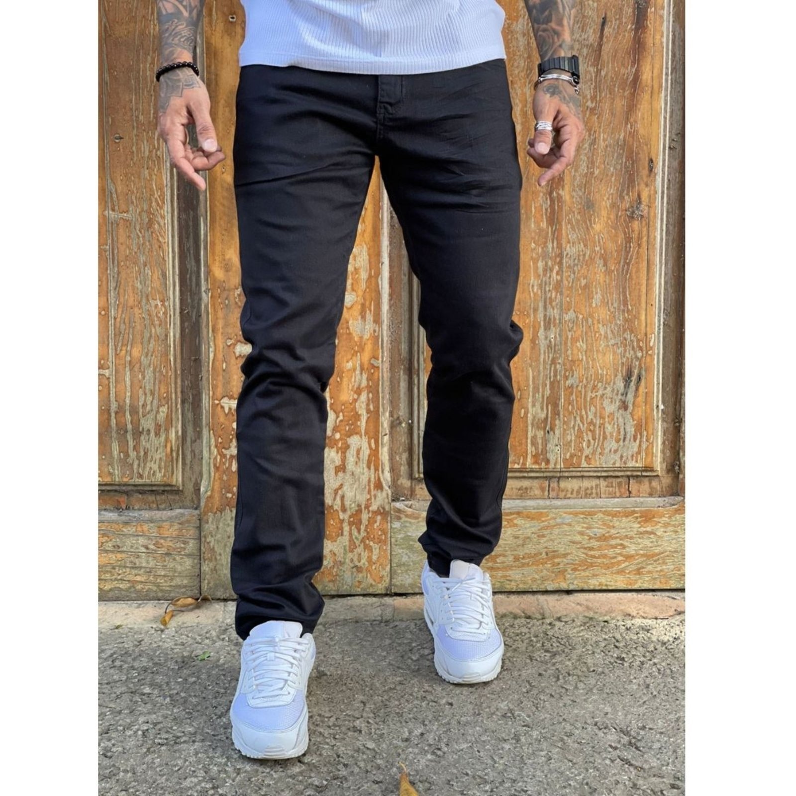 Imagem principal Calça Preta Masculina Alleppo Jeans Porto Alleppo Jeans preto