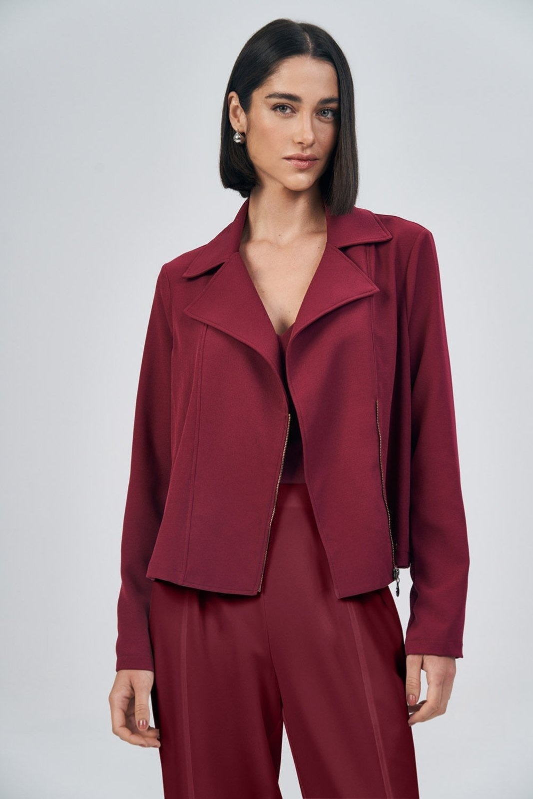 Imagem principal Jaqueta Glamour Feminina Acostamento ACT FEMININO vinho