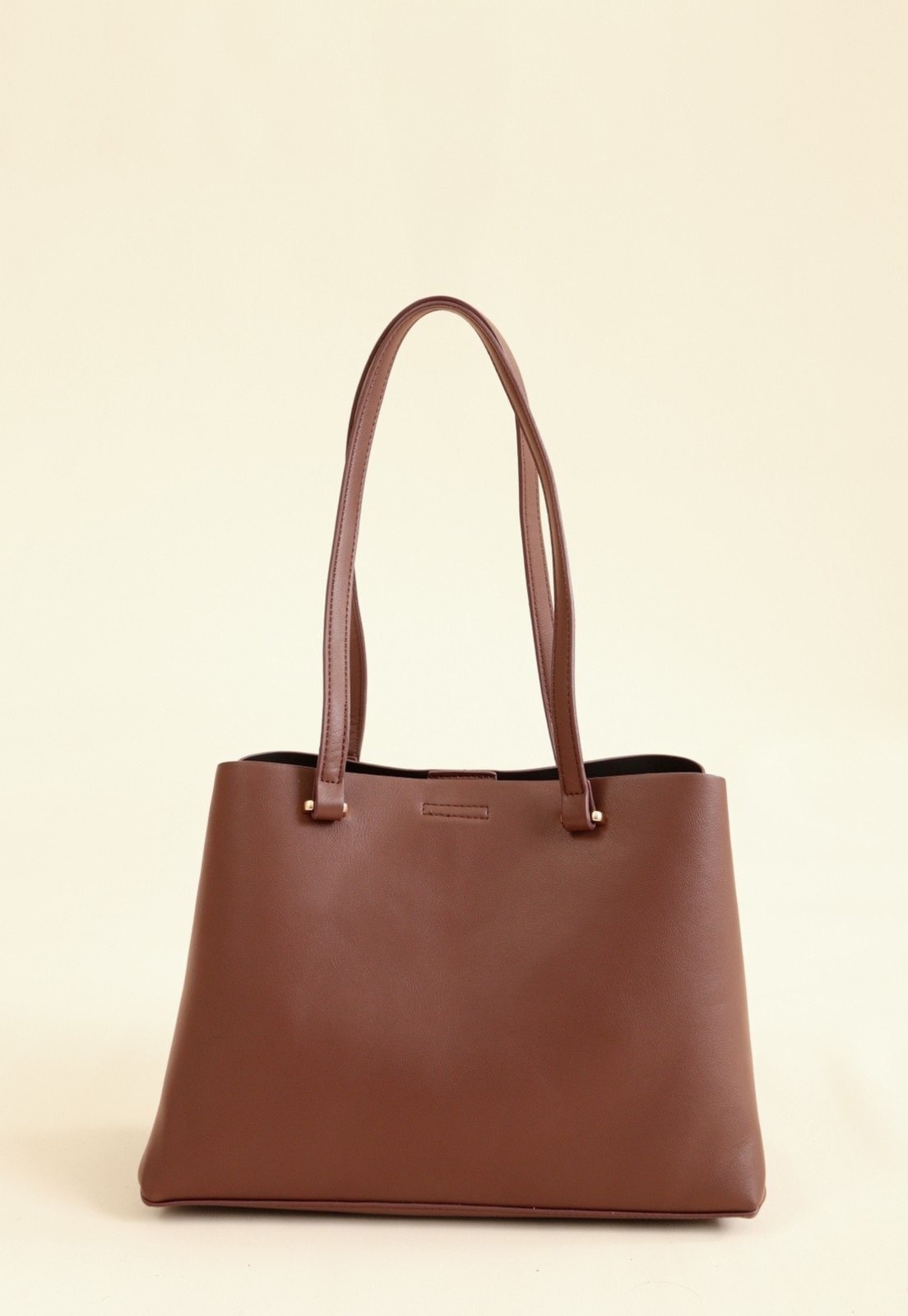 Imagem principal Bolsa Tote Pop Me Média Alça Dupla Pop Me bege