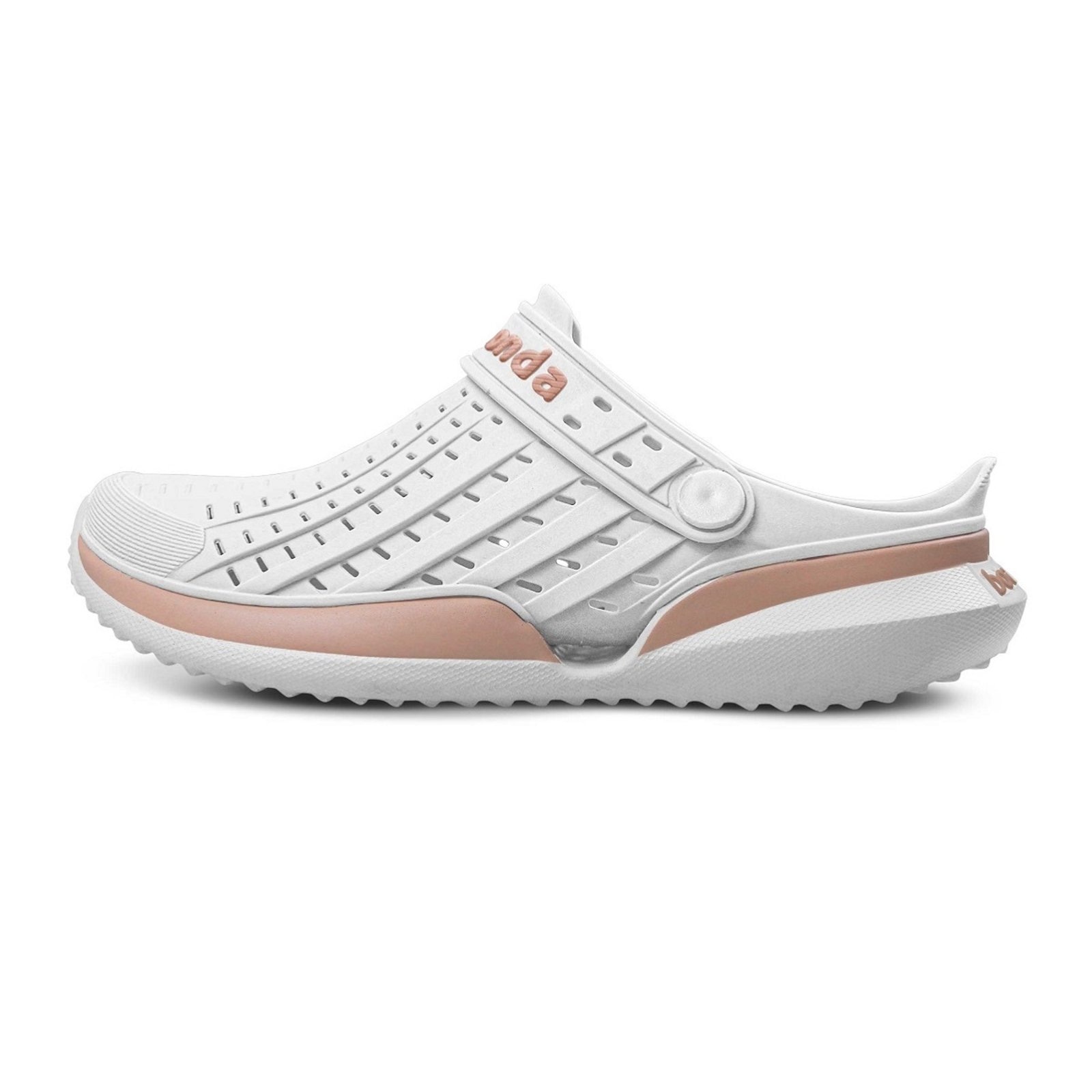 Imagem principal Sandália Babuche Flow Boaonda Academia Conforto Impacto Boaonda branco rosa