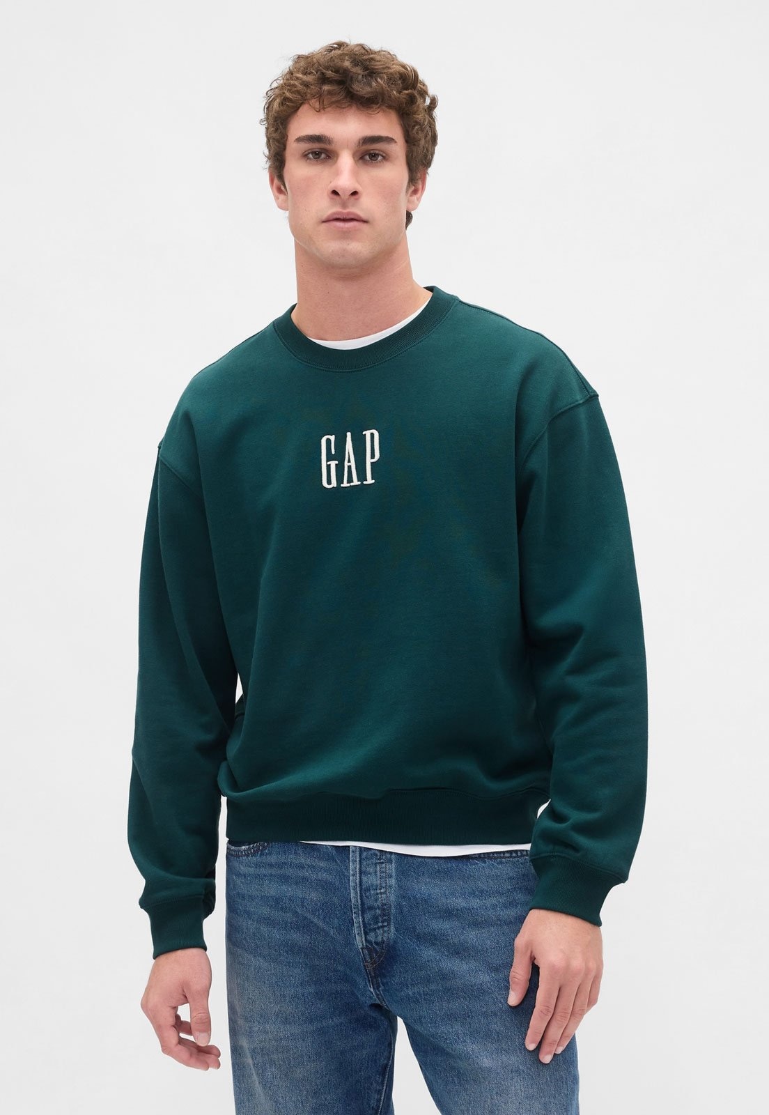 Imagem principal Blusa de Moletom Masculina GAP Logo Bordado GAP verde