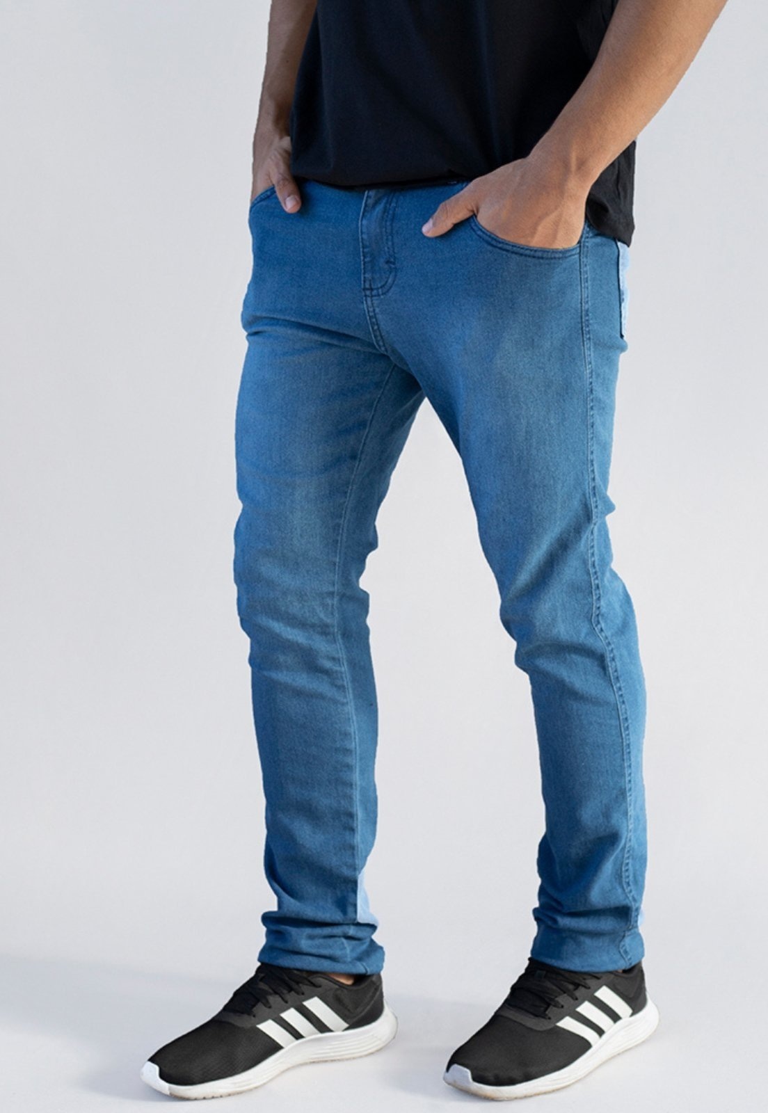 Imagem principal Calça Jeans Claro Premium Masculina Tradicional Versatti Moscou B Versatti azul