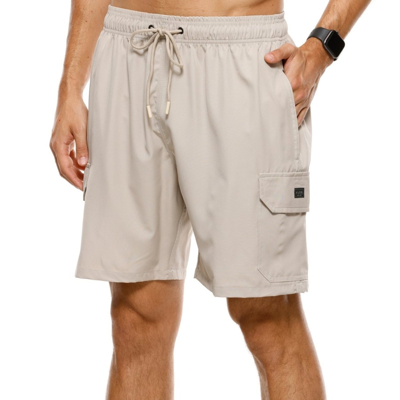 Imagem principal Shorts Masculino Bolso Cargo VLCS VLCS VIOLAÇÕES bege