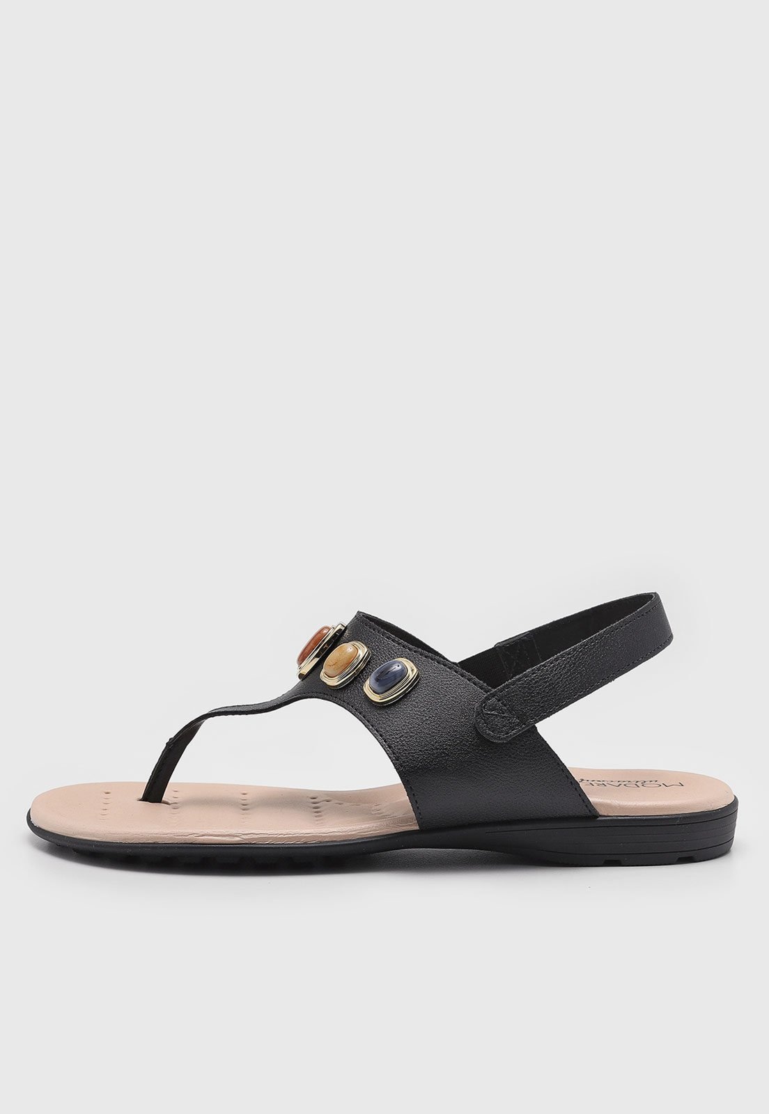 Imagem principal Rasteira Modare Pedraria Preta MODARE preto